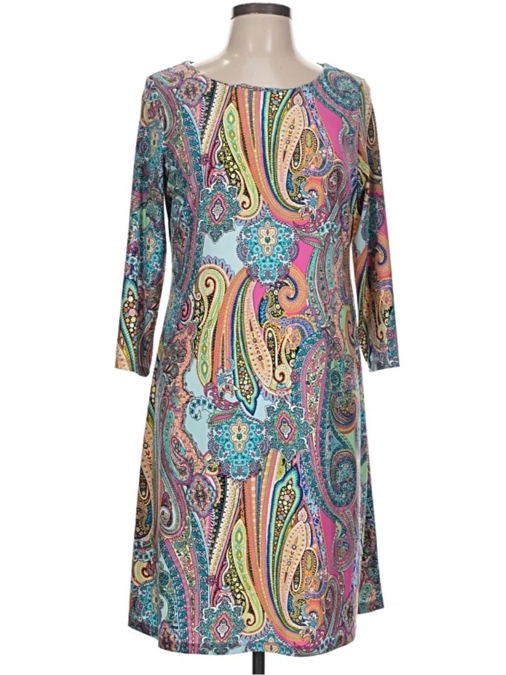 NWT Tommy Hilfiger Paisley-Print Shift Dress Sz 12